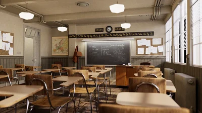 Classroom – reference render