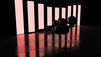 Babylon.js render of Sample 3