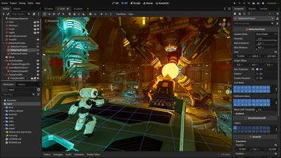 Godot Engine render of Sample 1