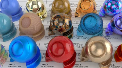 Radeon ProRender render of Sample 1