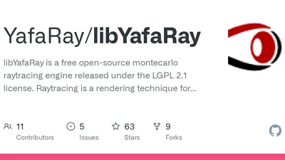 YafaRay render of Sample 1