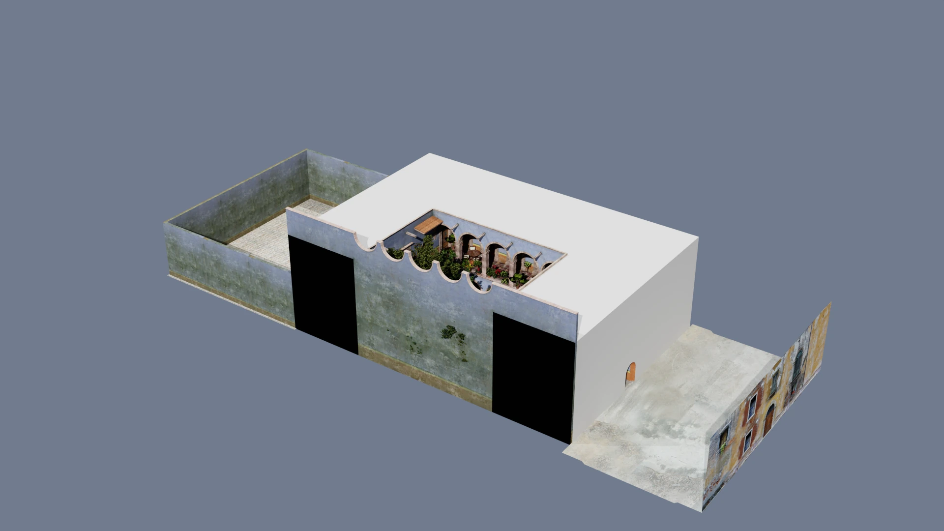 blender-cycles render of San Miguel